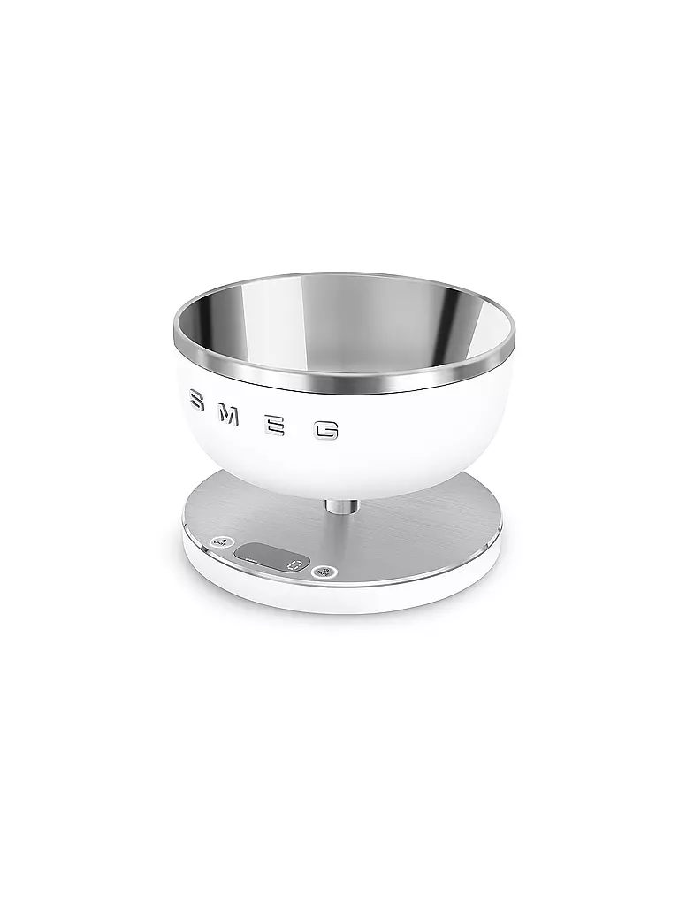 SMEG | Báscula de cocina 500g Blanco/Mate | 