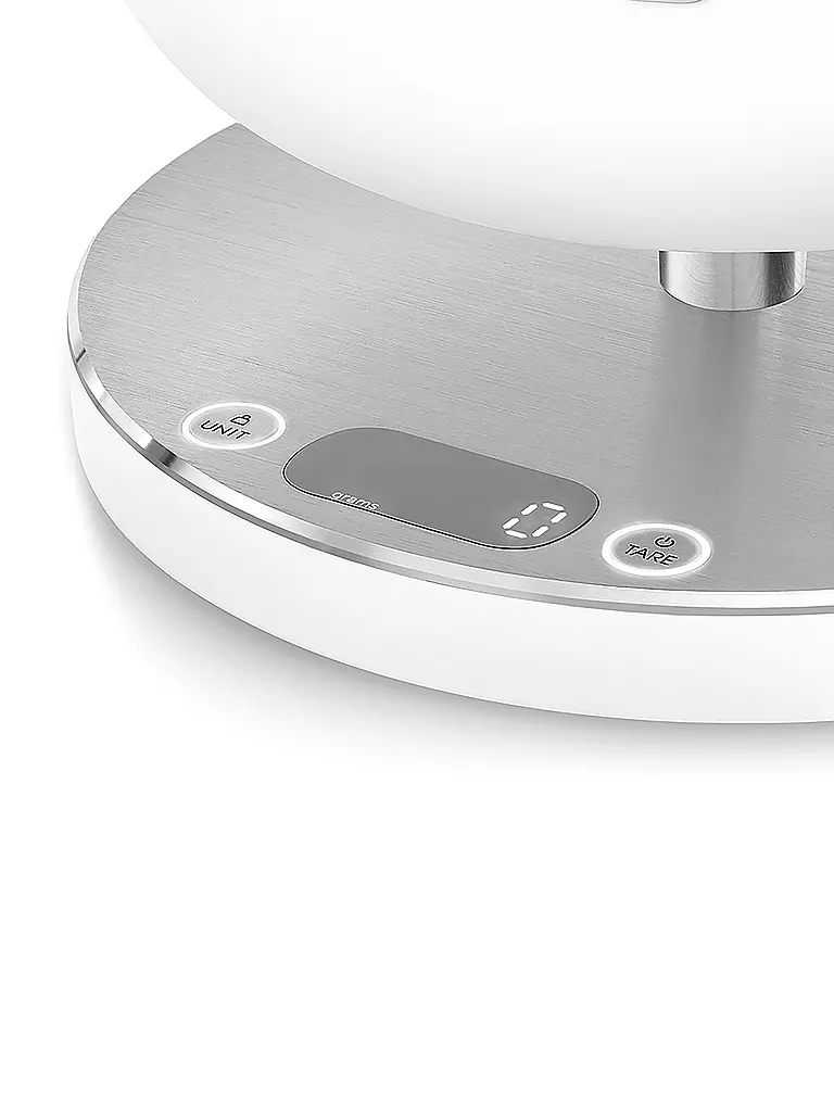 SMEG | Báscula de cocina 500g Blanco/Mate | 