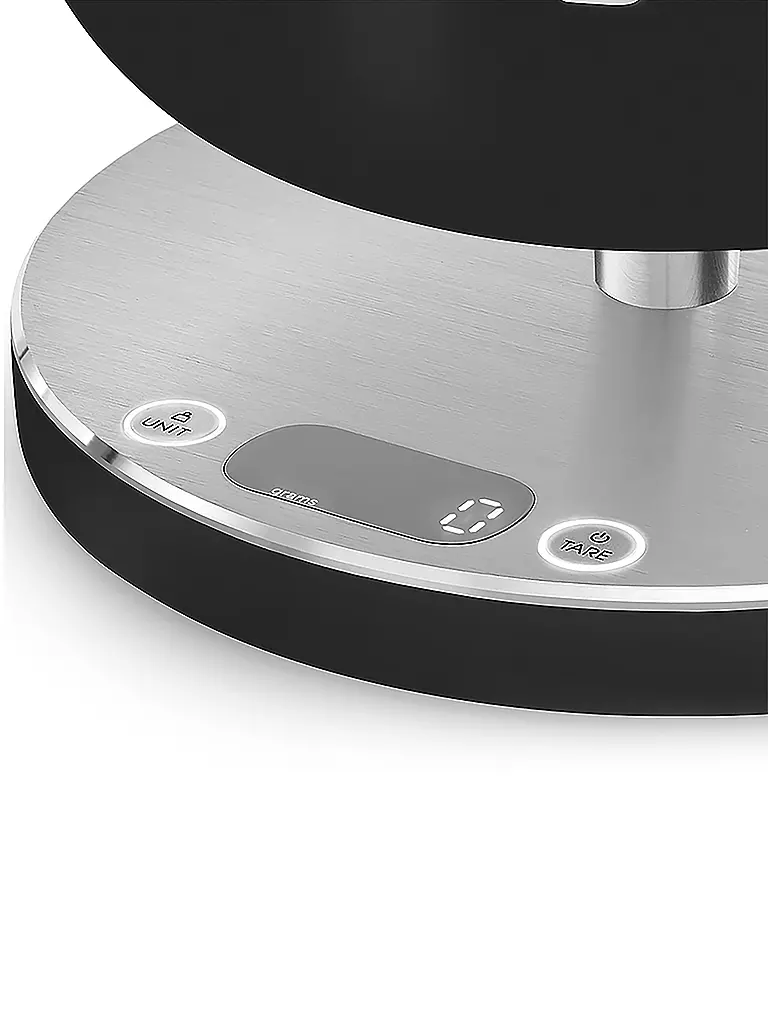 SMEG | Báscula de cocina 500g Negro/Mate | 