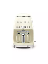 SMEG | Cafetera de filtro estilo retro años 50 verde pastel DCF02PGEU | Crema