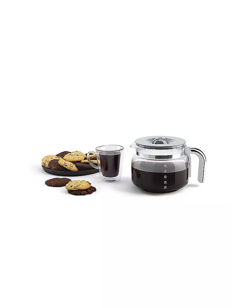 SMEG | Cafetera de filtro estilo retro años 50 crema DCF02CREU | Crema