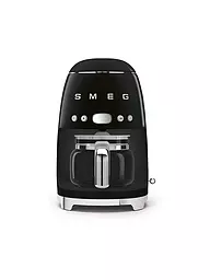 SMEG | Cafetera de filtro estilo retro años 50 verde pastel DCF02PGEU | Negro