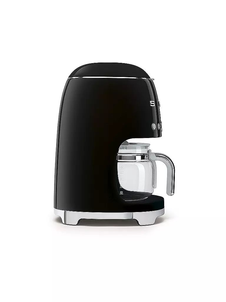 SMEG | Cafetera de filtro estilo retro años 50 negra DCF02BLEU | 