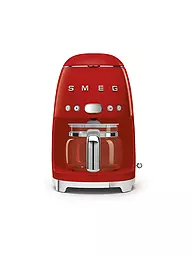 SMEG | Cafetera de filtro estilo retro años 50 verde pastel DCF02PGEU | Rojo
