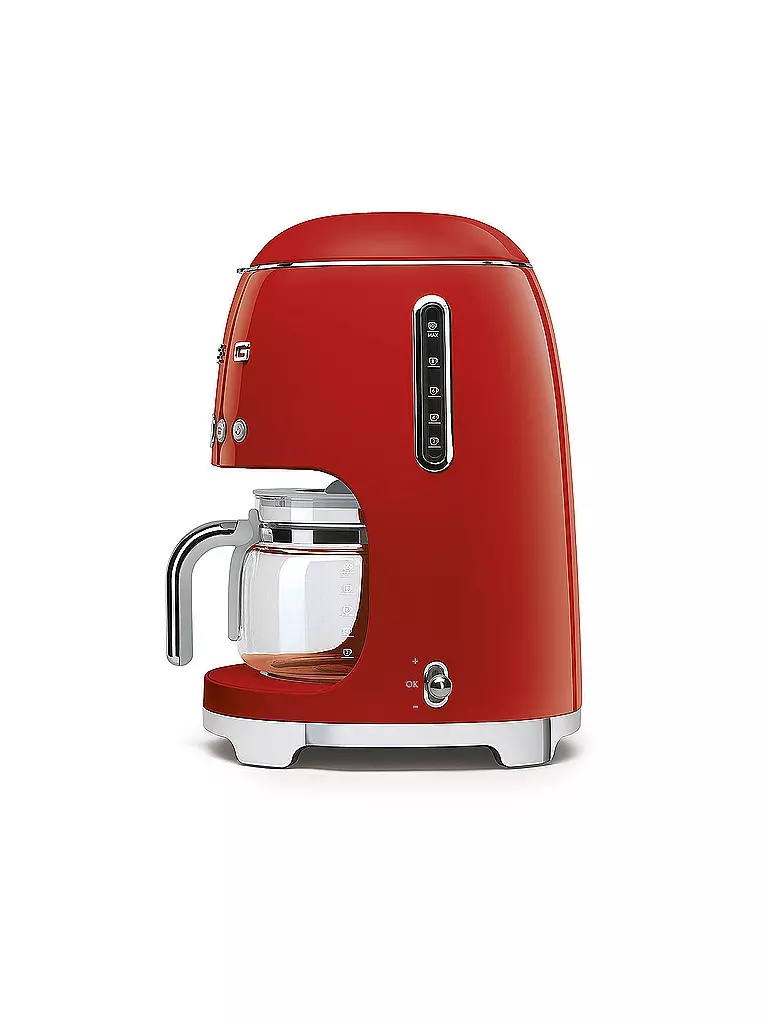 SMEG | Cafetera de filtro estilo retro años 50 roja DCF02RDEU | 