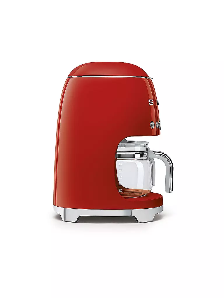 SMEG | Cafetera de filtro estilo retro años 50 roja DCF02RDEU | 