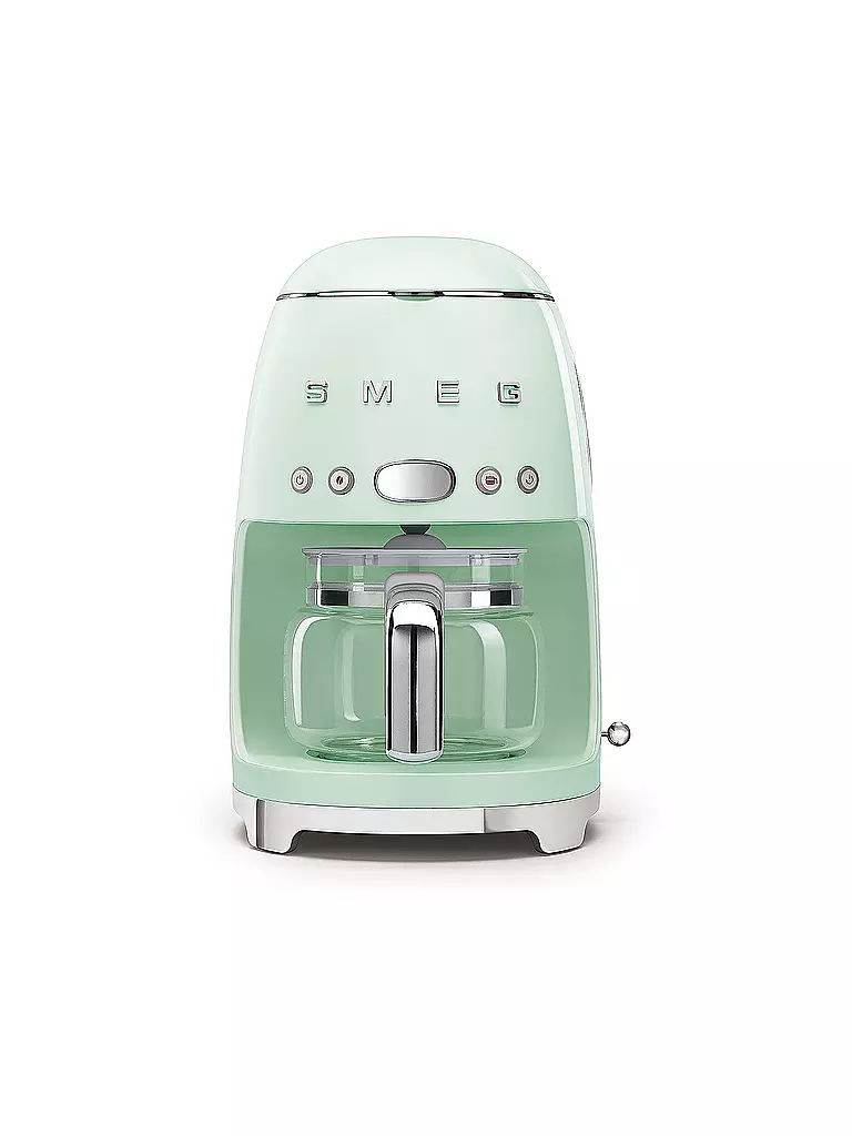 SMEG | Cafetera de filtro estilo retro años 50 verde pastel DCF02PGEU | hellgrün