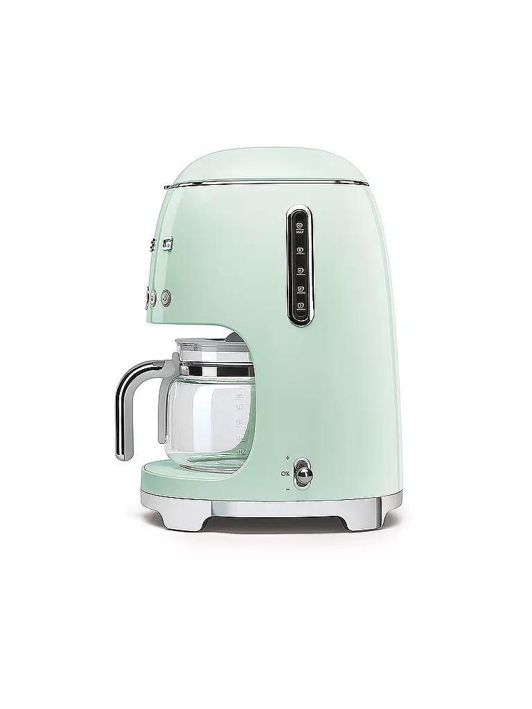 SMEG | Cafetera de filtro estilo retro años 50 verde pastel DCF02PGEU | 