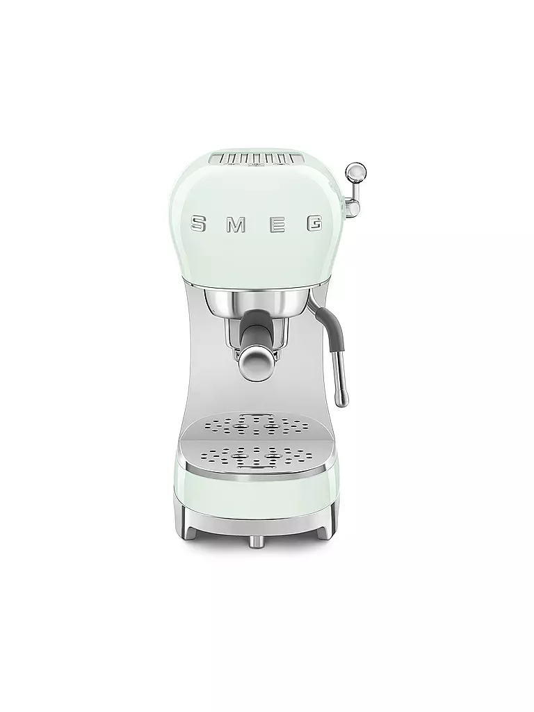 SMEG | Cafetera espresso estilo retro años 50 verde pastel ECF02PGEU | hellgrün