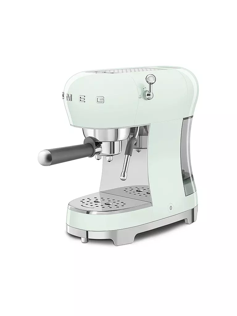 SMEG | Cafetera espresso estilo retro años 50 verde pastel ECF02PGEU | 