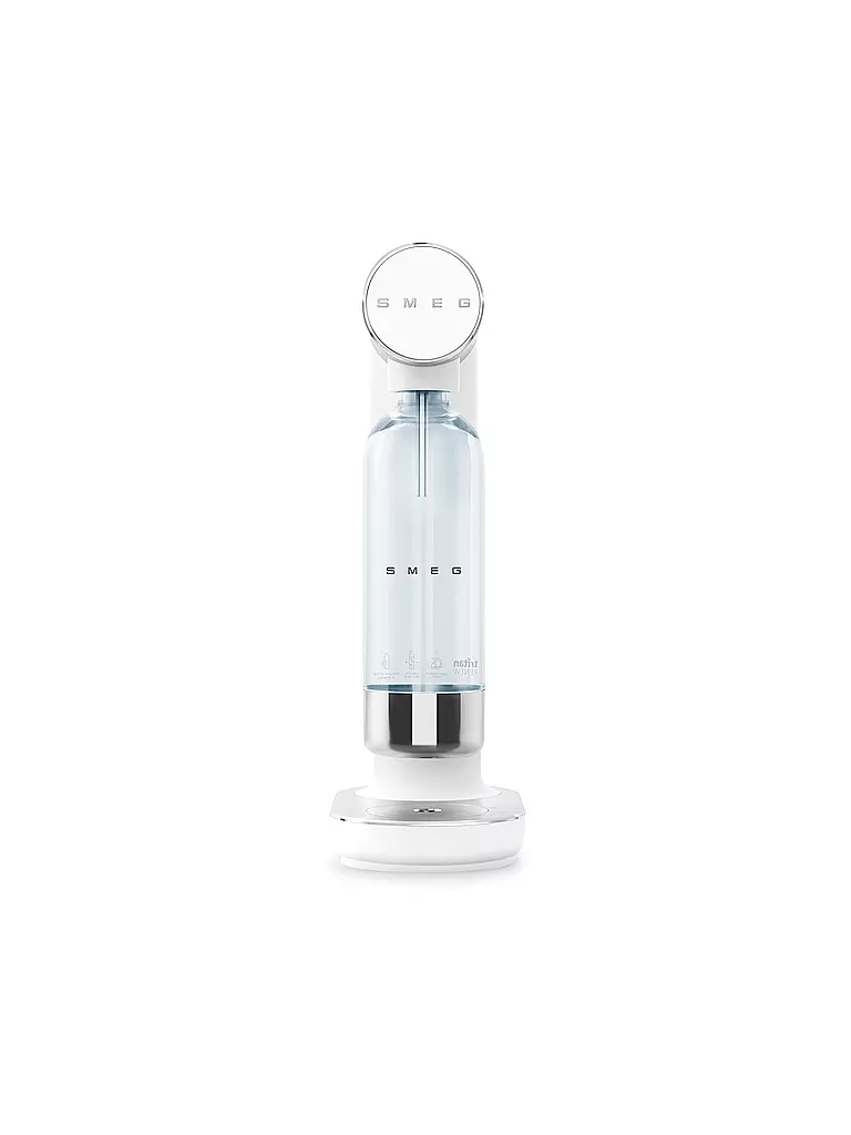 SMEG | Dispensador de agua con gas Soda-Stream 1L Blanco/Mate | Blanco