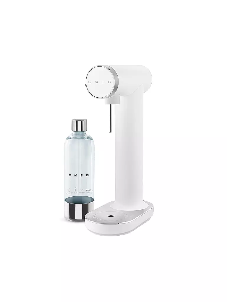 SMEG | Dispensador de agua con gas Soda-Stream 1L Blanco/Mate | Blanco