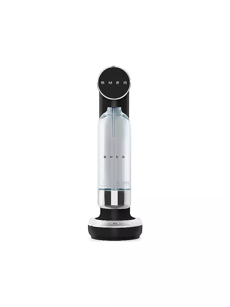 SMEG | Dispensador de agua con gas Soda-Stream 1L Negro/Mate | 