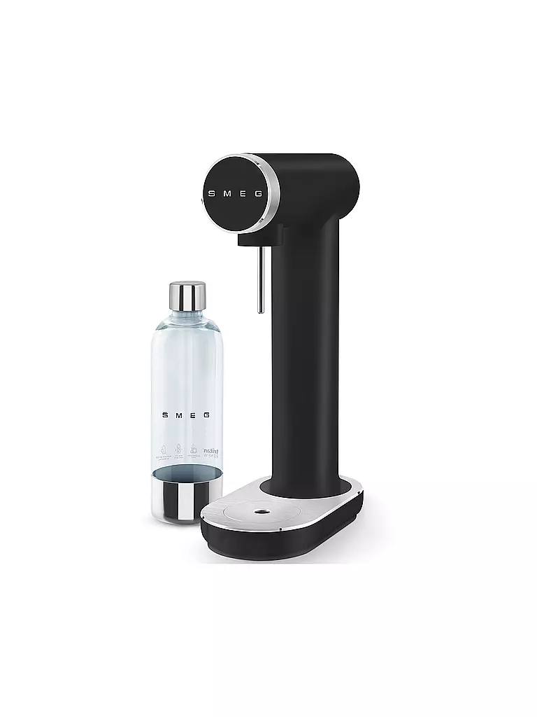 SMEG | Dispensador de agua con gas Soda-Stream 1L Negro/Mate | 