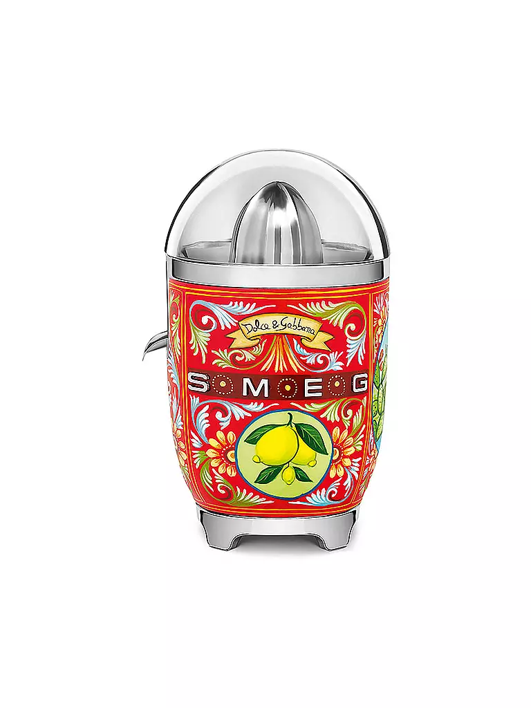 SMEG | Exprimidor "Dolce Gabbana" CJF01DG (Rojo/Decoración) | bunt