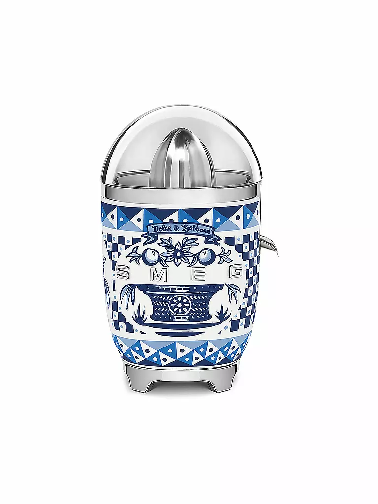 SMEG | Exprimidor de cítricos 700Watt Dolce & Gabbana CJF01DGBEU Blu Mediterraeo | 