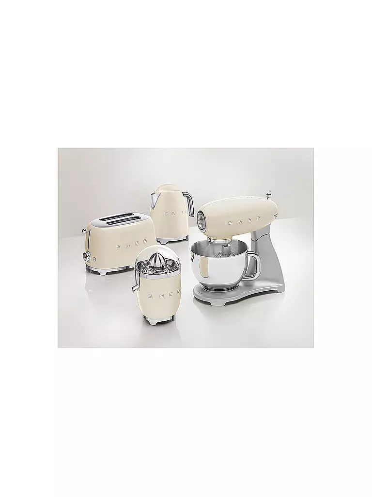 SMEG | Exprimidor de cítricos estilo retro años 50 color crema CJF01CREU | Crema