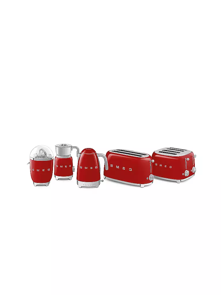 SMEG | Exprimidor de cítricos estilo retro años 50 rojo CJF01RDEU | Rojo