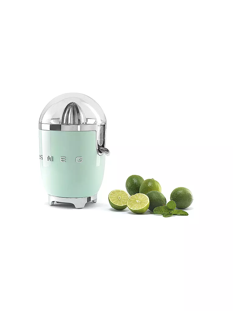 SMEG | Exprimidor de cítricos estilo retro años 50 verde pastel CJF01PGEU | Verde claro