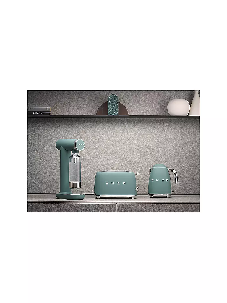 SMEG | Gasificador de agua Soda-Stream 1L Verde Esmeralda | Verde