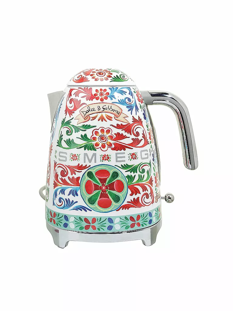 SMEG | Hervidor de agua 1,7 l "Dolce Gabbana" KLF03DG (Rojo/Decoración) | bunt