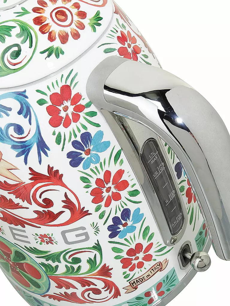 SMEG | Hervidor de agua 1,7 l "Dolce Gabbana" KLF03DG (Rojo/Decoración) | bunt