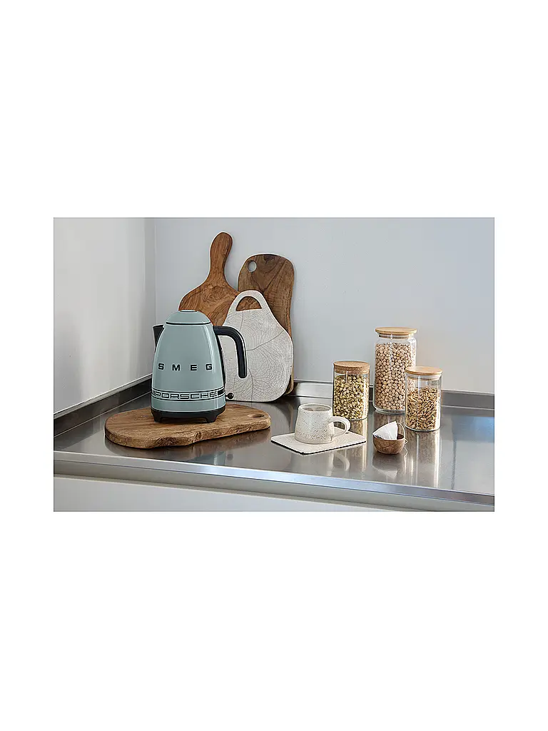 SMEG | Hervidor de agua 1,7 l PORSCHE X Shade Green | Gris