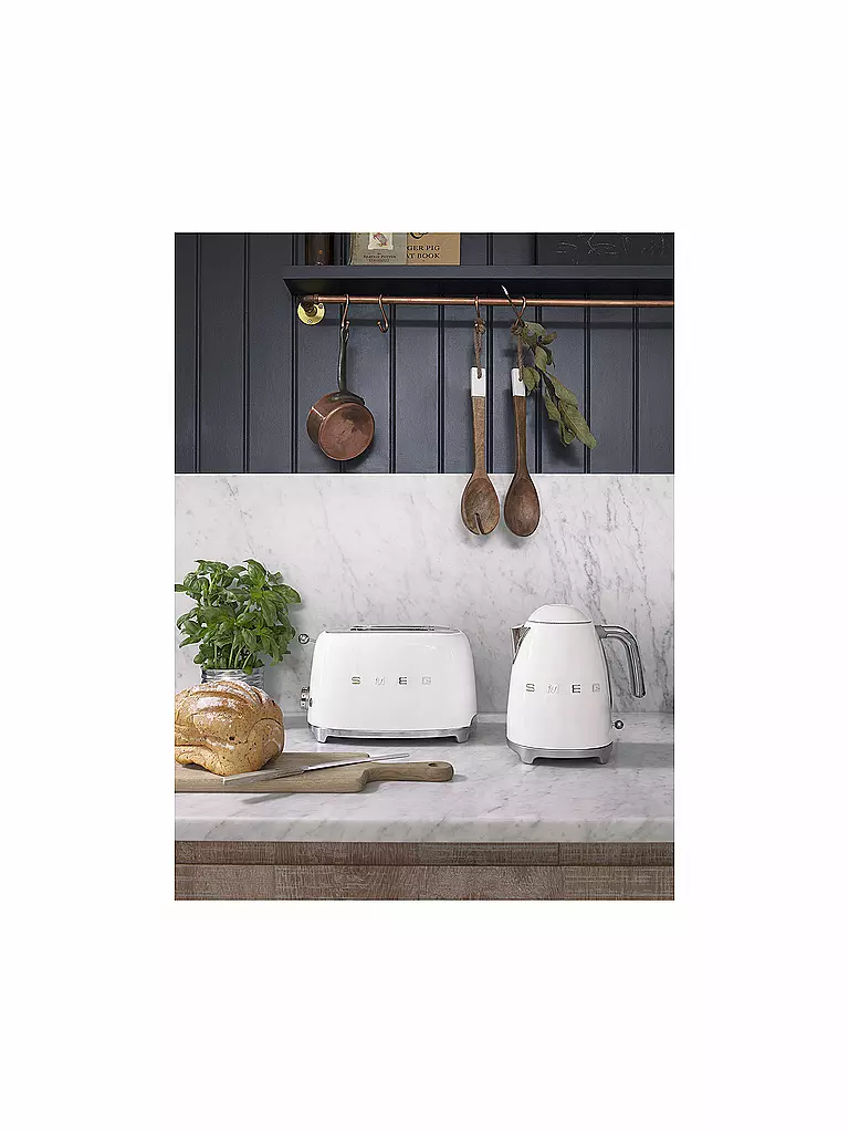 SMEG | Hervidor de agua estilo retro años 50 1,7 l crema KLF03CREU | 