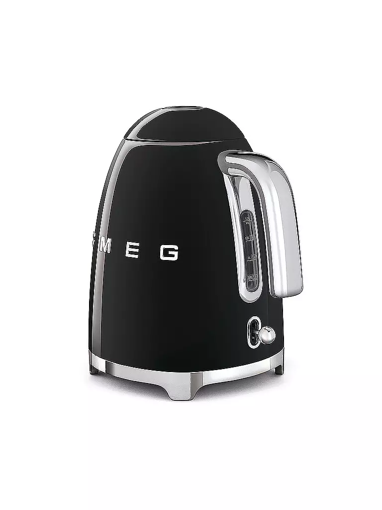 SMEG | Hervidor de agua estilo retro años 50 1,7 l negro KLF03BLEU | 