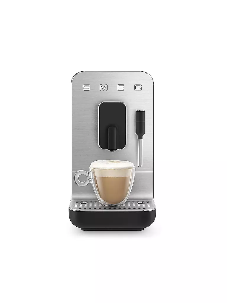 SMEG | Kaffee-Vollautomat Medium 50s Retro Style Schwarz BCC02BLMEU | Negro