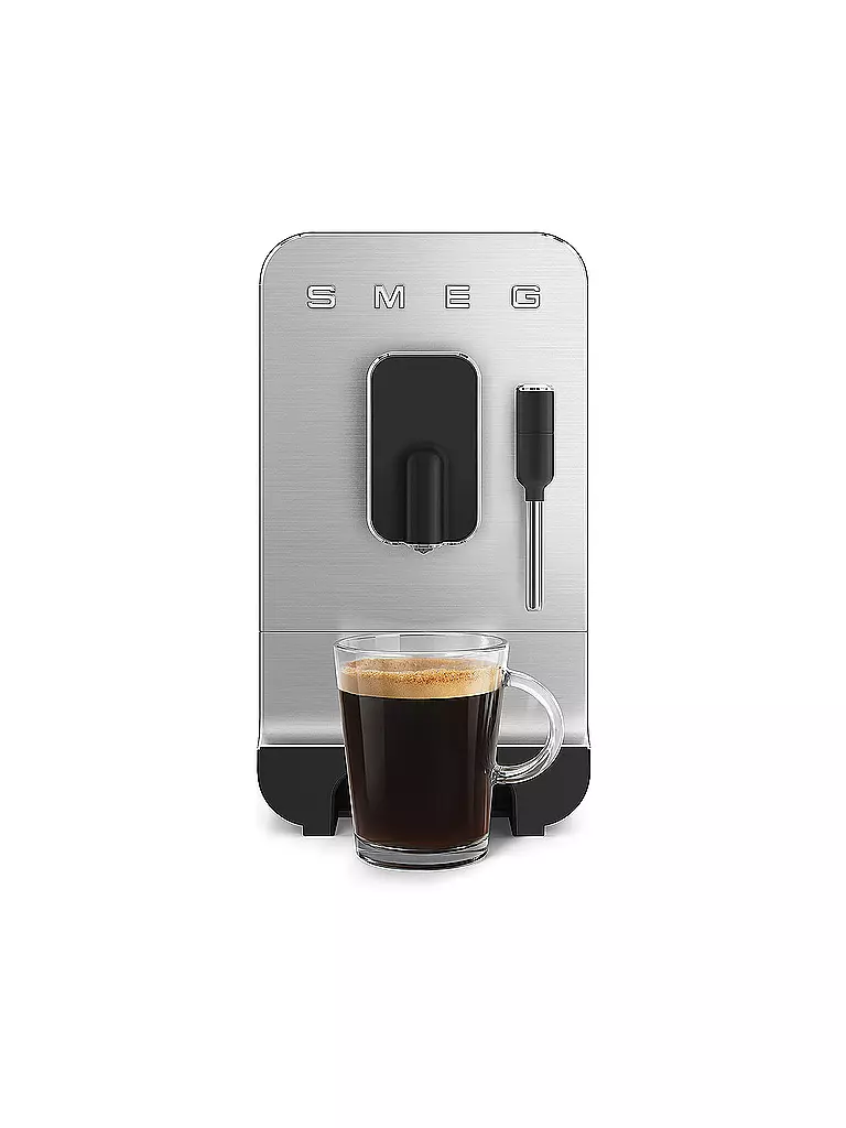 SMEG | Kaffee-Vollautomat Medium 50s Retro Style Schwarz BCC02BLMEU | Negro