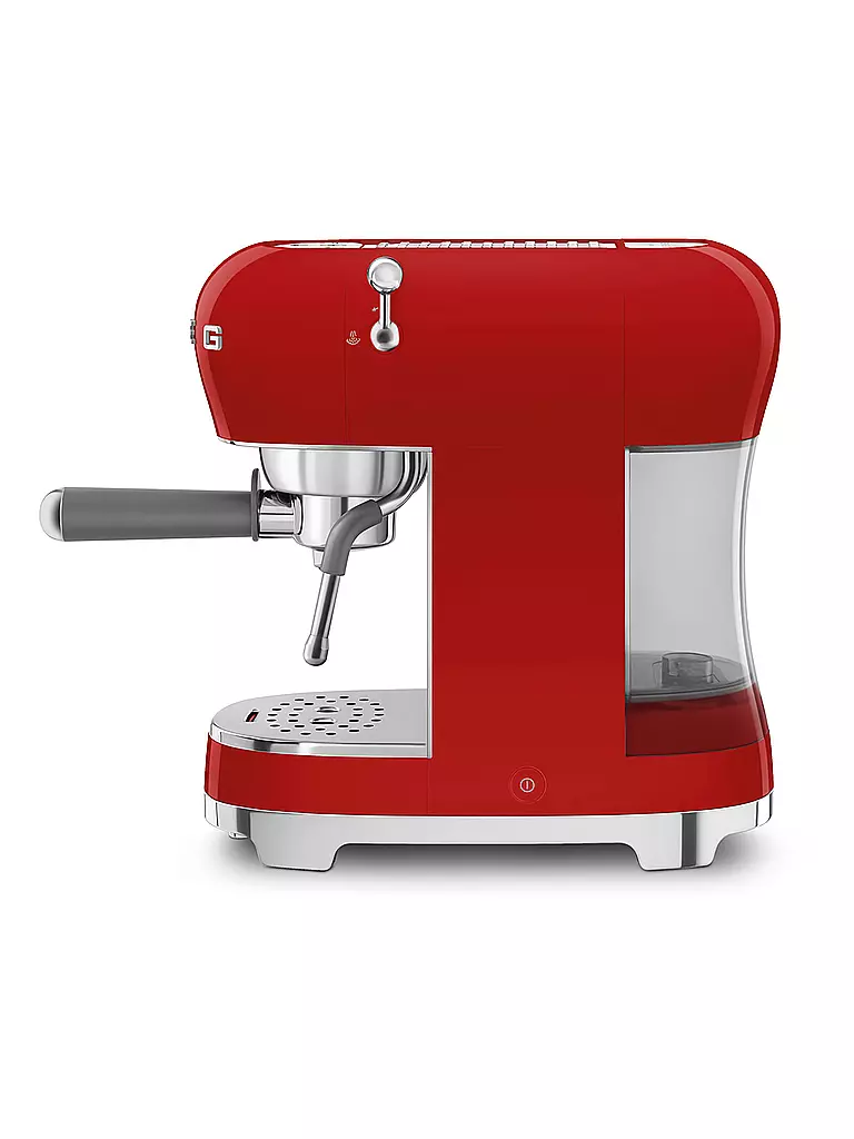 SMEG | Máquina de café espresso estilo retro años 50 roja ECF02BLEU | 