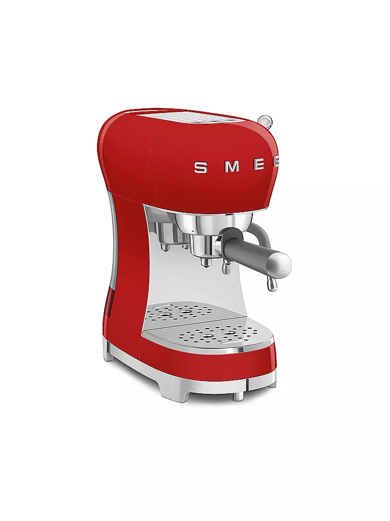 SMEG | Máquina de café espresso estilo retro años 50 roja ECF02BLEU | 
