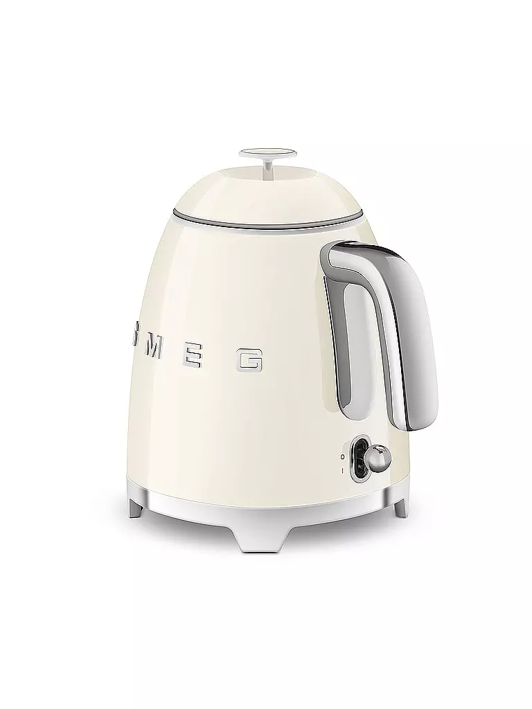 SMEG | Mini hervidor de agua 0,8 l estilo retro años 50 color crema KLF05CREU | 