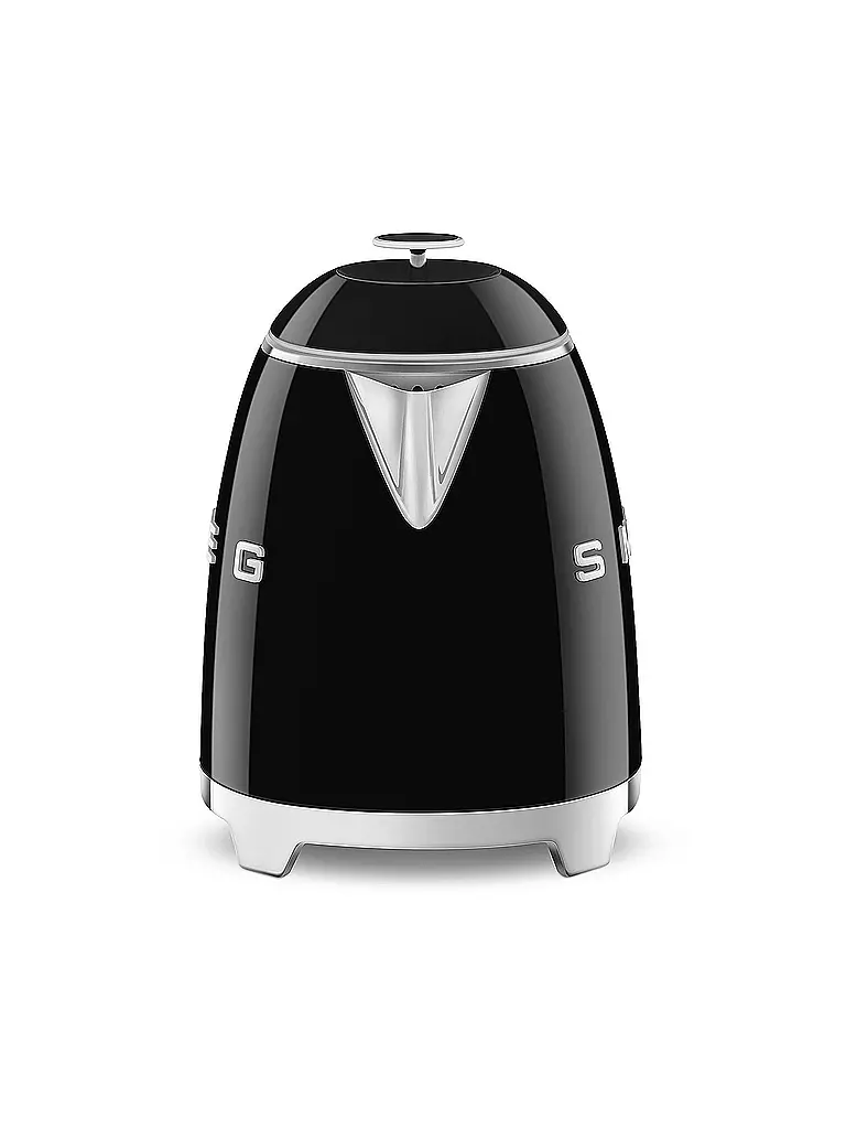 SMEG | Mini hervidor de agua 0,8 l Estilo retro años 50 Negro KLF05BLEU | schwarz
