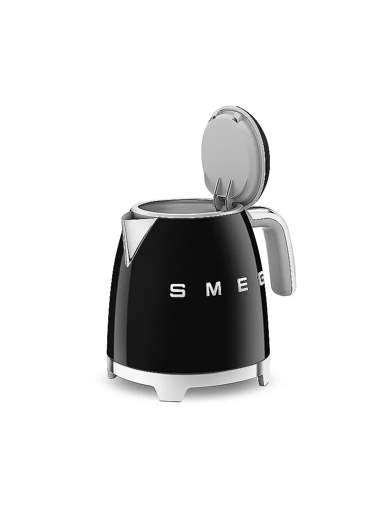 SMEG | Mini hervidor de agua 0,8 l Estilo retro años 50 Negro KLF05BLEU | 