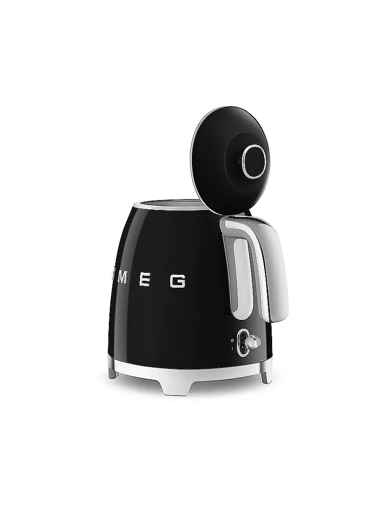SMEG | Mini hervidor de agua 0,8 l Estilo retro años 50 Negro KLF05BLEU | 