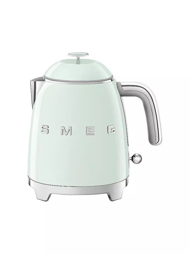 SMEG | Mini hervidor de agua 0,8 l estilo retro años 50 verde pastel KLF05PGEU | hellgrün