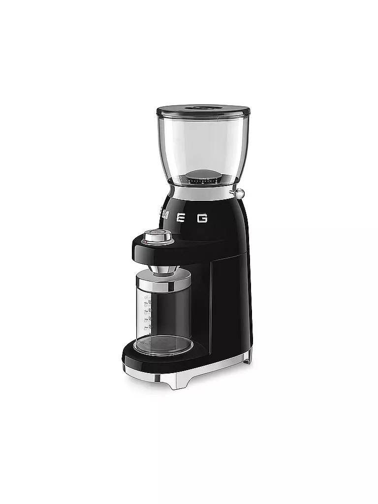 SMEG | Molinillo de café estilo retro años 50 negro CGF01BLEU | 
