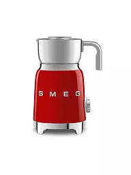 SMEG | Montalatte estilo retro años 50 color crema MFF01CREU | Rojo