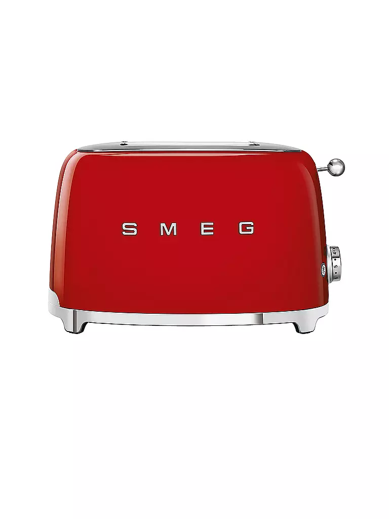 SMEG | Tostadora de 2 ranuras, estilo retro años 50, roja TSF01RDEU | rot