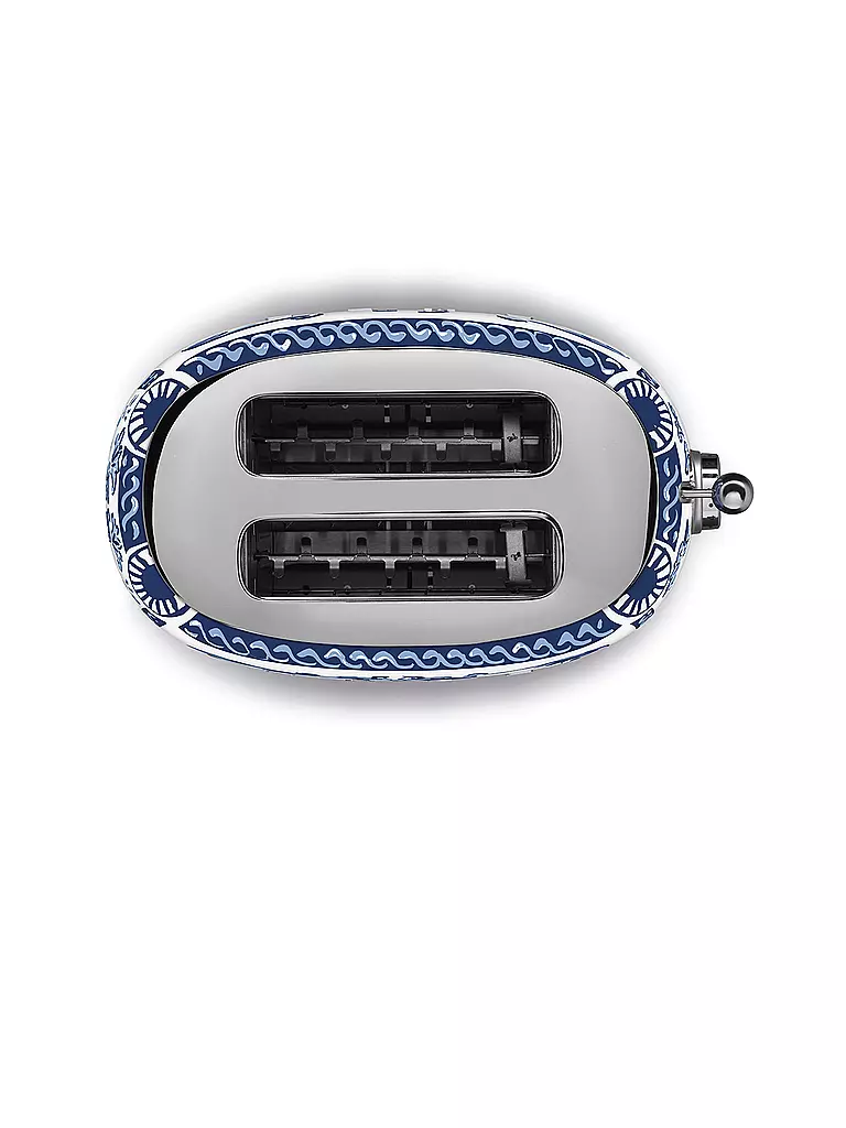 SMEG | Tostadora de 2 rebanadas Dolce & Gabbana TSF01DGBEU Blu Mediterraeo | 