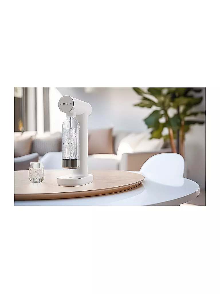 SMEG | Wassersprudler Soda-Stream 1L Weiss/Matt | Blanco