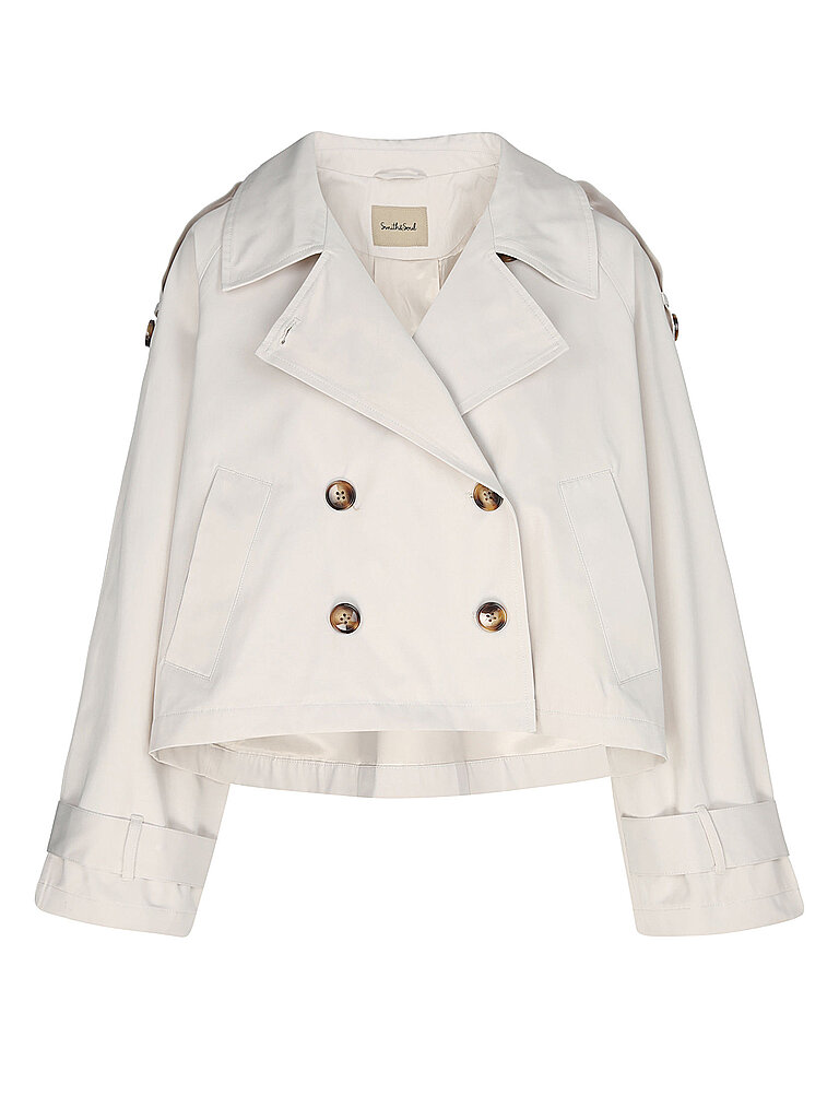 Smith&soul Gabardina crema XL