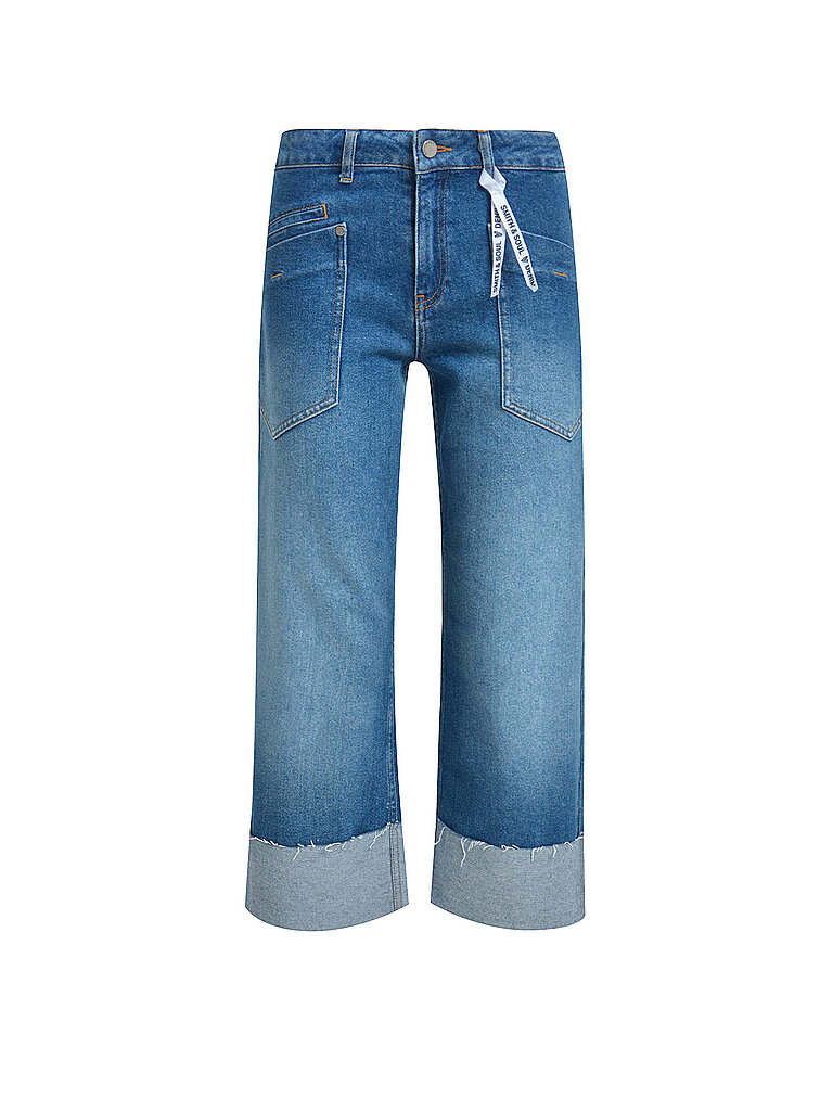 Jeans de pierna ancha azul 28