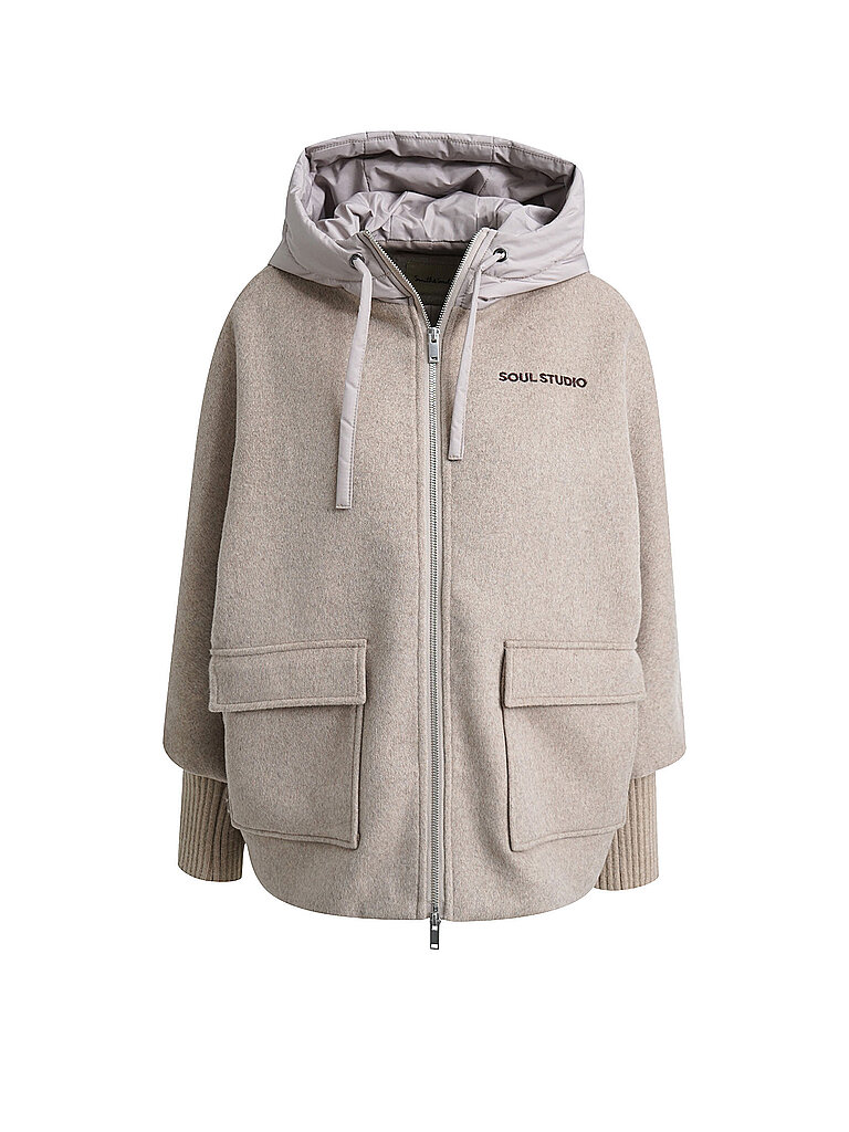 Smith&soul Chaqueta de lana gris