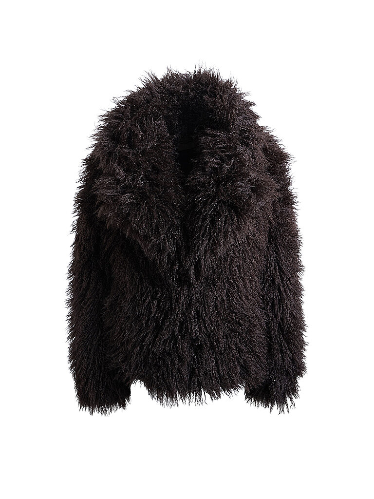 Smith&soul Chaqueta de efecto piel marrón