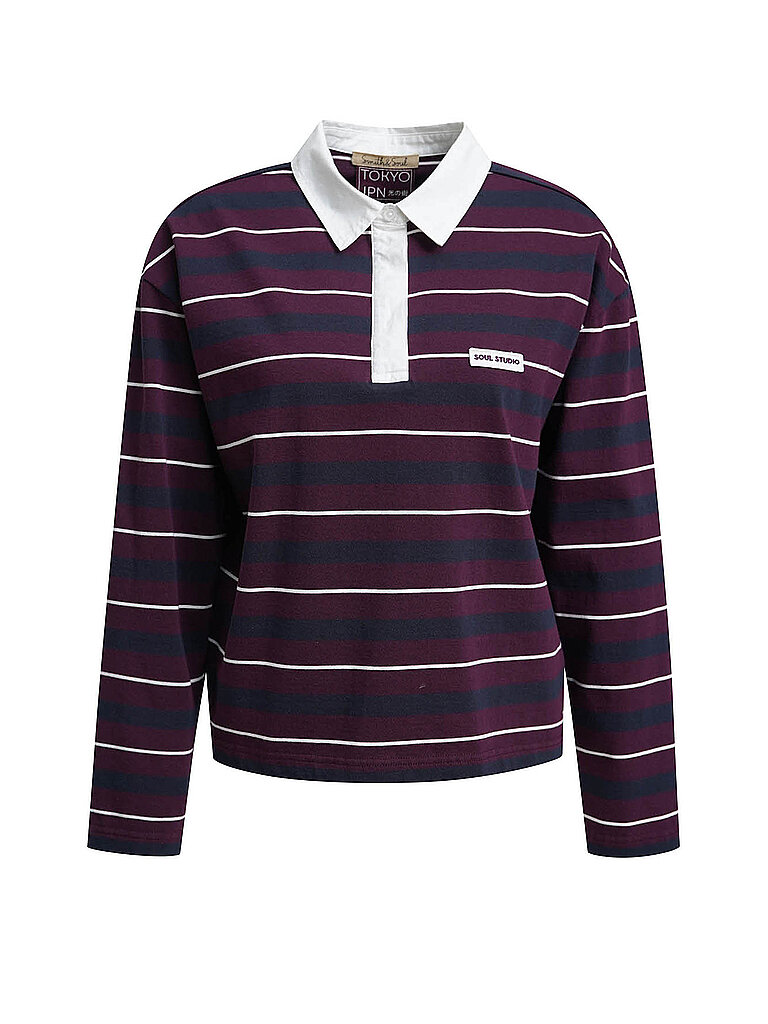 Smith&soul Poloshirt rojo oscuro