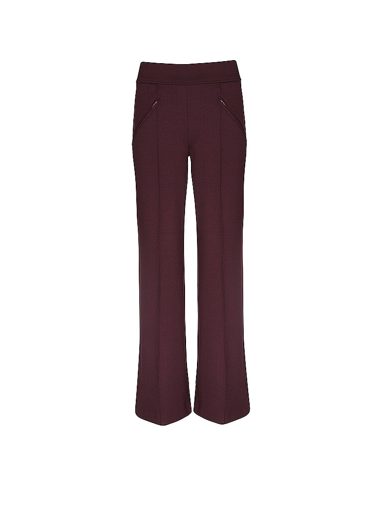 Smith&soul Pantalón de negocios rojo oscuro