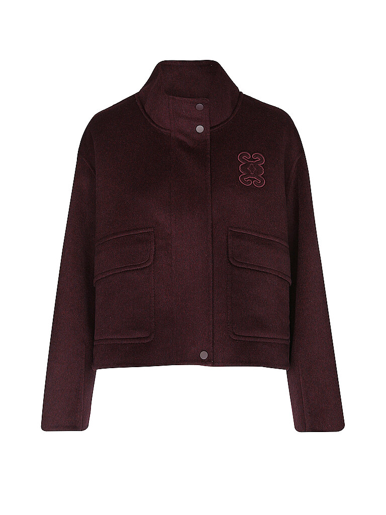 Smith&soul Wolljacke rojo oscuro